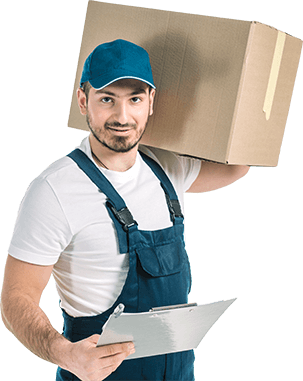 Delivery Person with Box